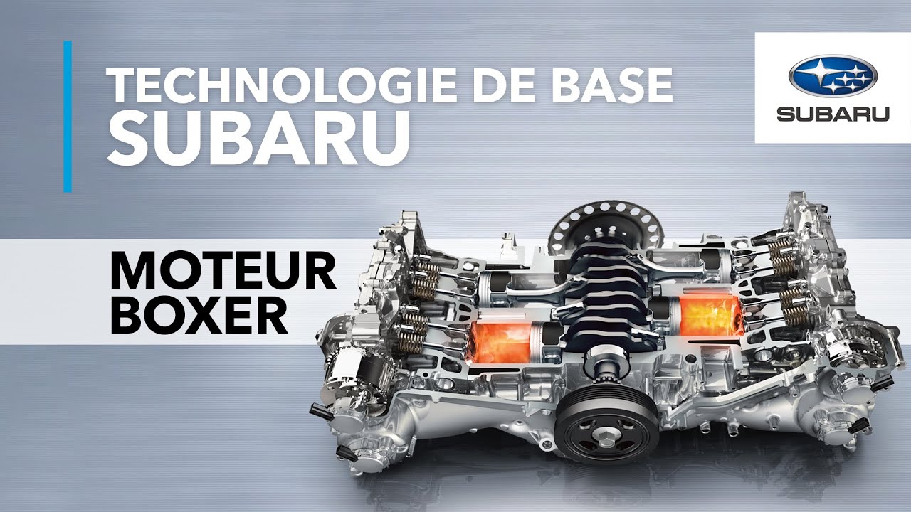 Le moteur BOXER SUBARU | Technologie de base