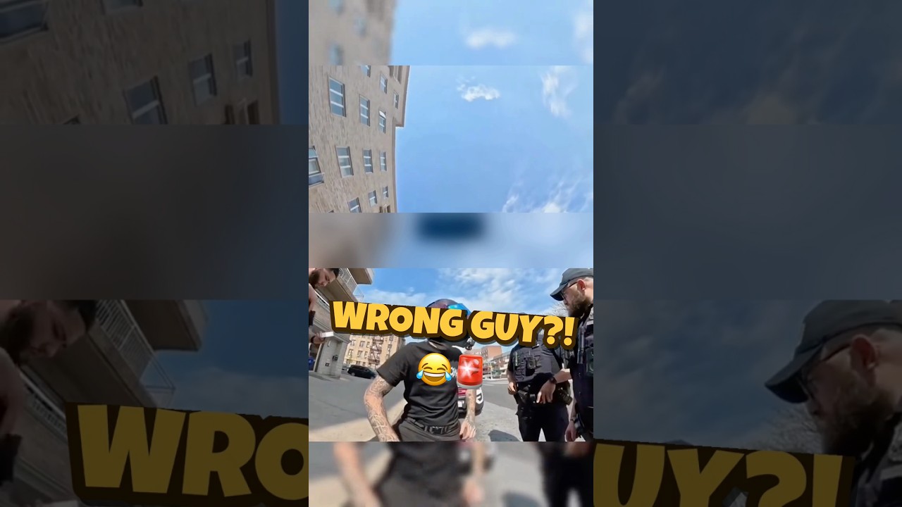 POLICE OFFICERS PULL OVER THE WRONG GUY 😳🚨