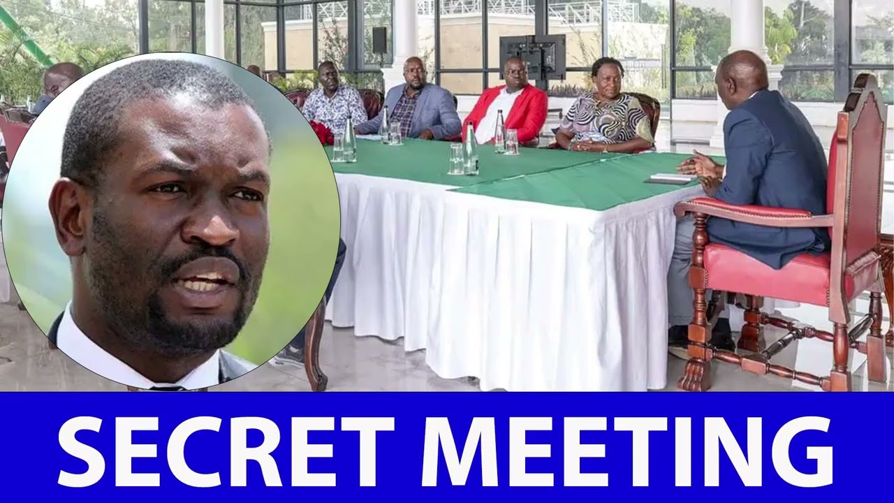 URGENT NEWS: Sifuna in trouble, Secret meeting against him in statehouse. 