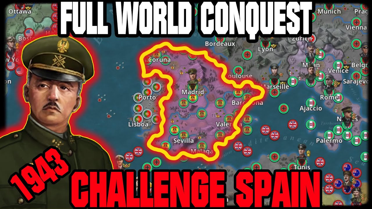 SPAIN 1943 CHALLENGE WORLD CONQUEST! World Conqueror 4