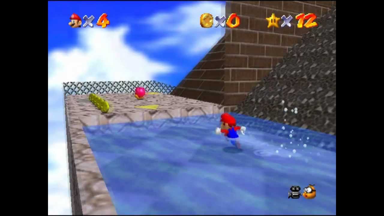 Super Mario 64 (Partie 16) 2 - Canon vers un mur ...