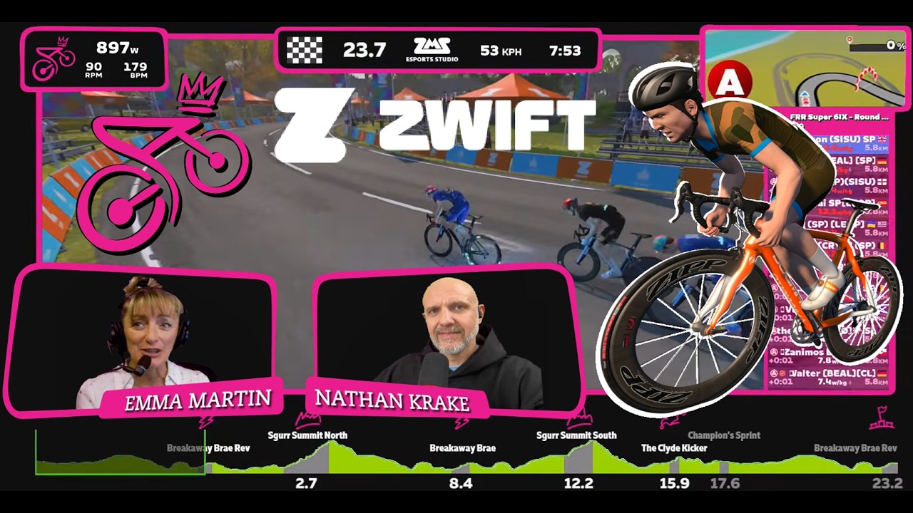 ZWIFT - Super 6IX Race 5 - The Muckle Yin - Points Race