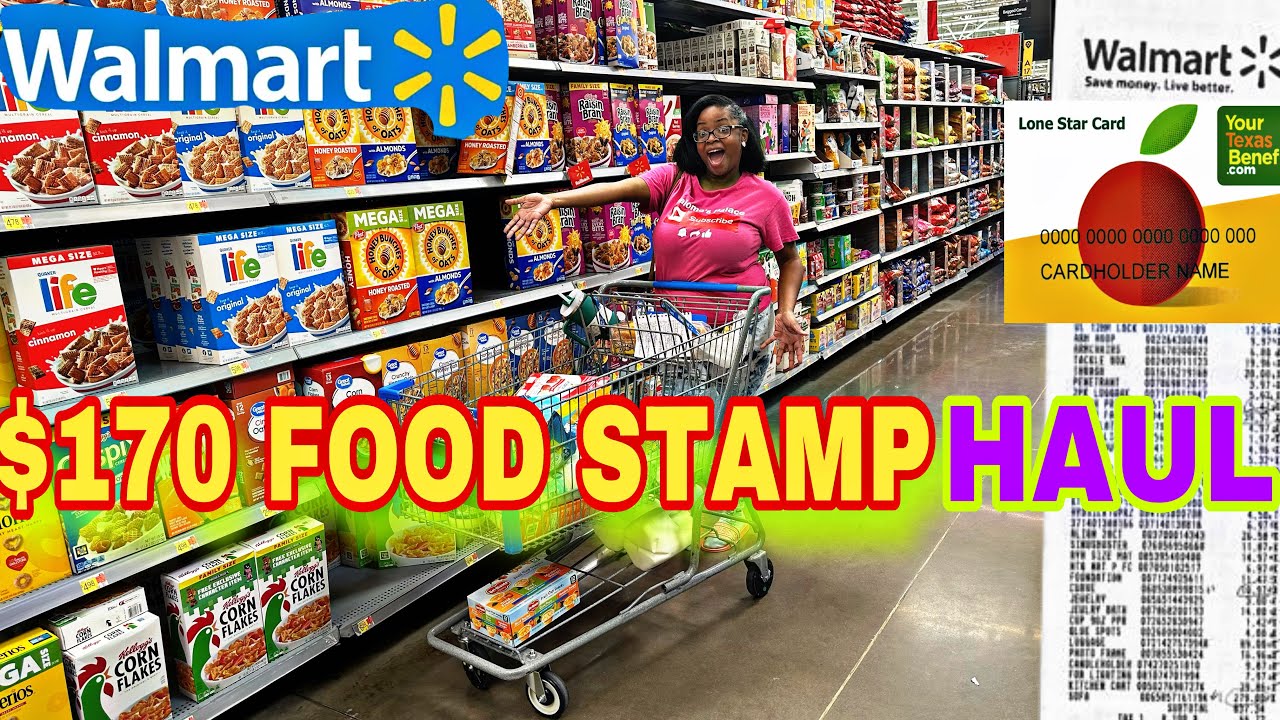 SURVIVING WITH ONLY $170 FOOD STAMPS|  BUDGET GROCERY HAUL AT WALMART + MEAL PLAN FOR THE WEEK