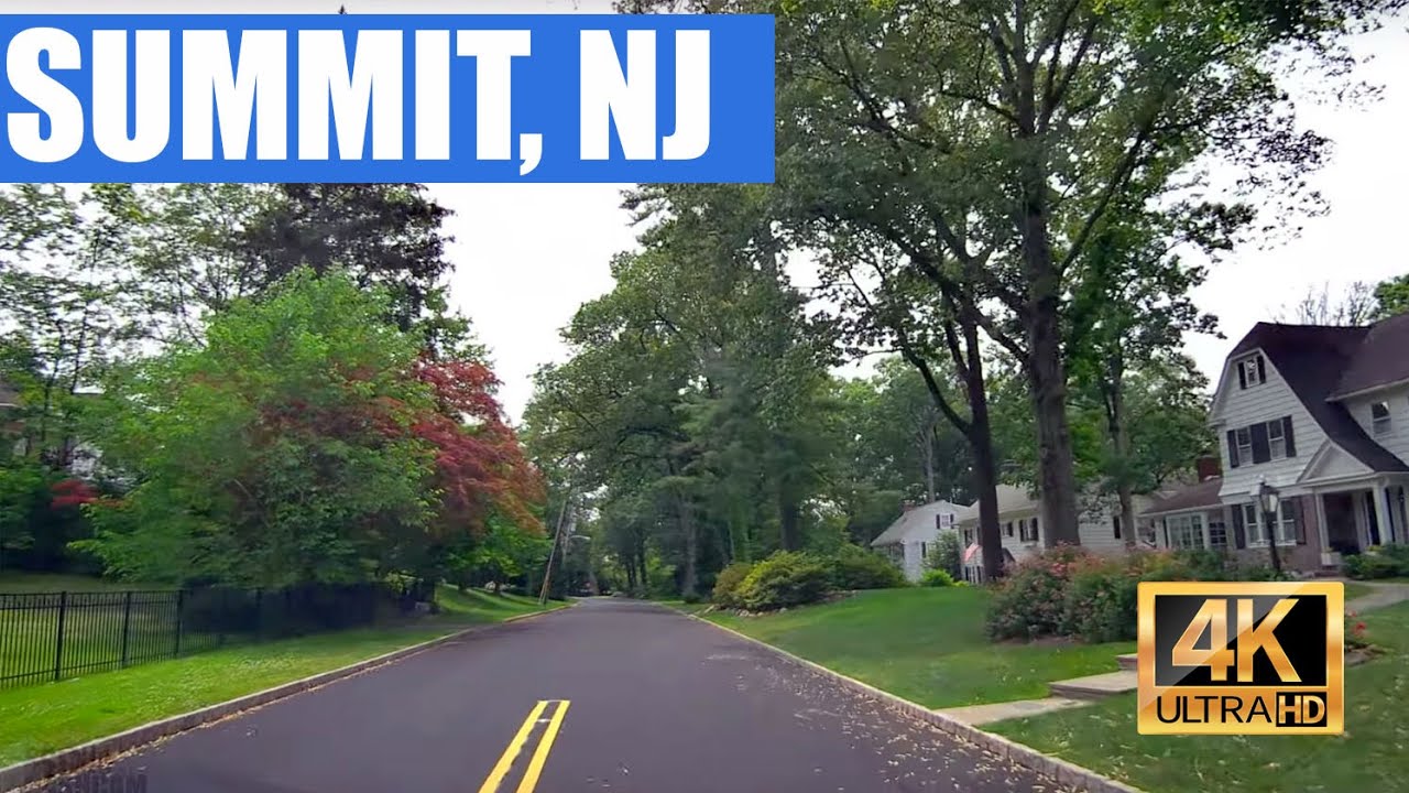 Summit NJ drive around (4K)