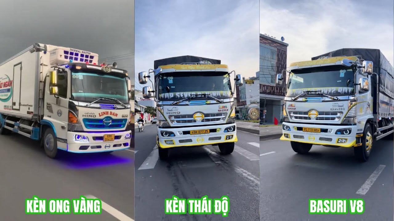 Xe Tải Chích Kèn Ong Vàng, Kèn Basuri Siêu Hay