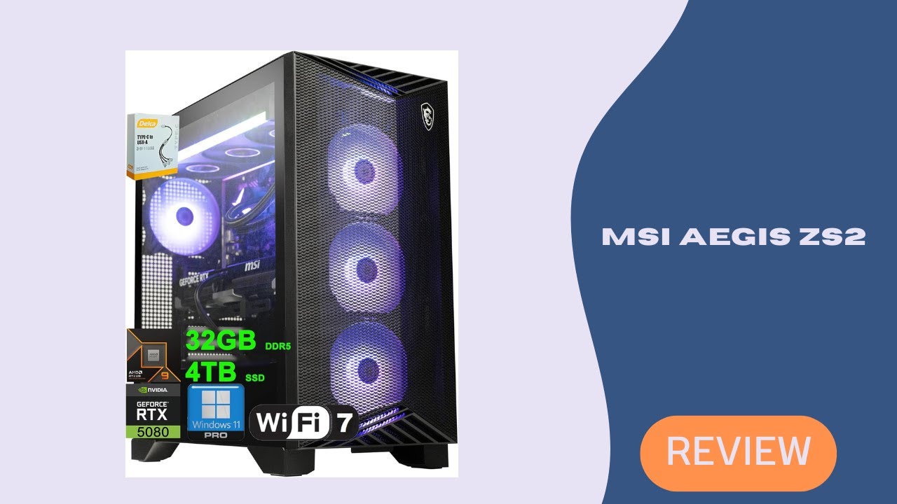 MSI Aegis ZS2 — The Ultimate Ryzen 9 9900X + RTX 5080 Powerhouse!