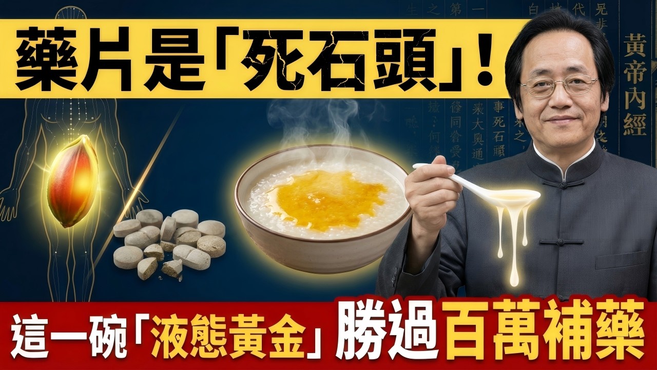 停用你的鈣片！99%的人煮粥都在「扔命」，這一碗被倒掉的「白色黃金」，才是真正的物理學救命神仙水！#中醫 #倪海廈 #經方 #養生 #食療 #自然療法 #排毒 #黃帝內經 #本草綱目 #中醫智慧
