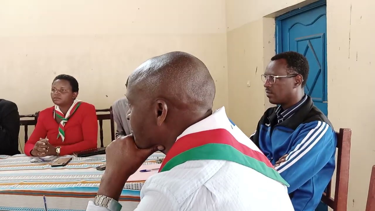 la première réunion du nouveau comité diocésain le 24/04/2022 dans l'élaboration du plan d'action
