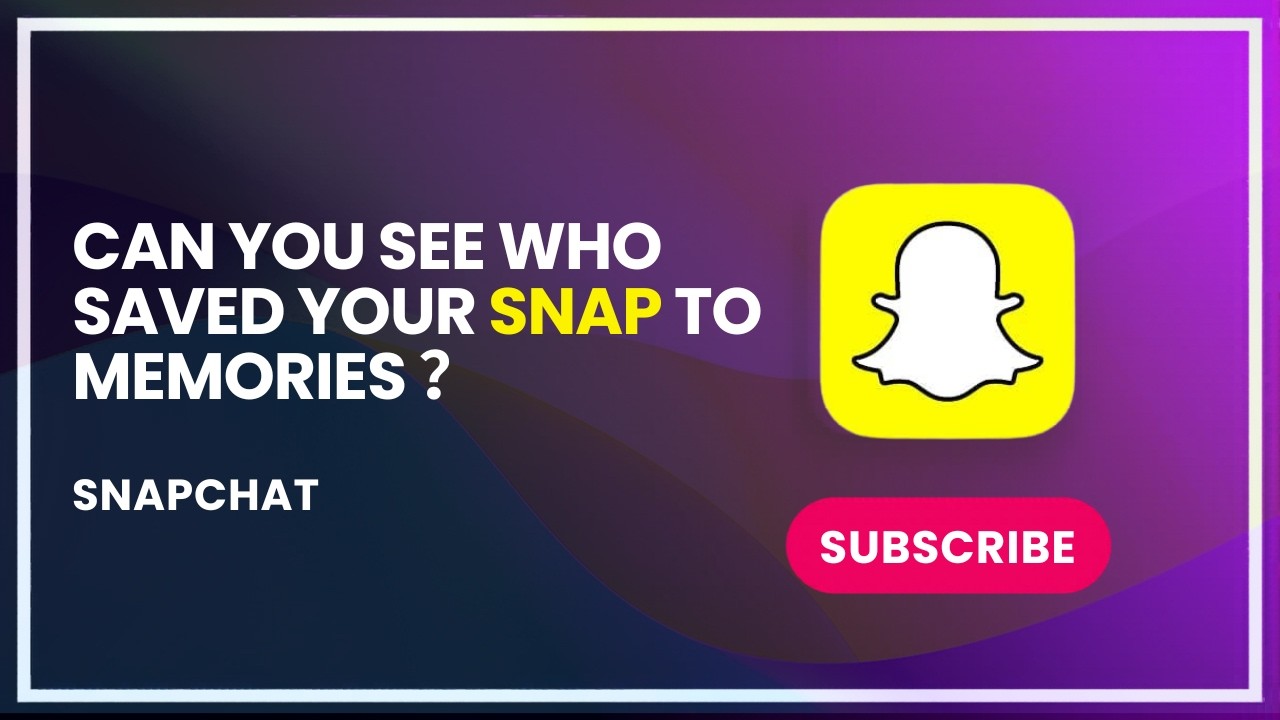 Can you see who saved your snap to memories ？