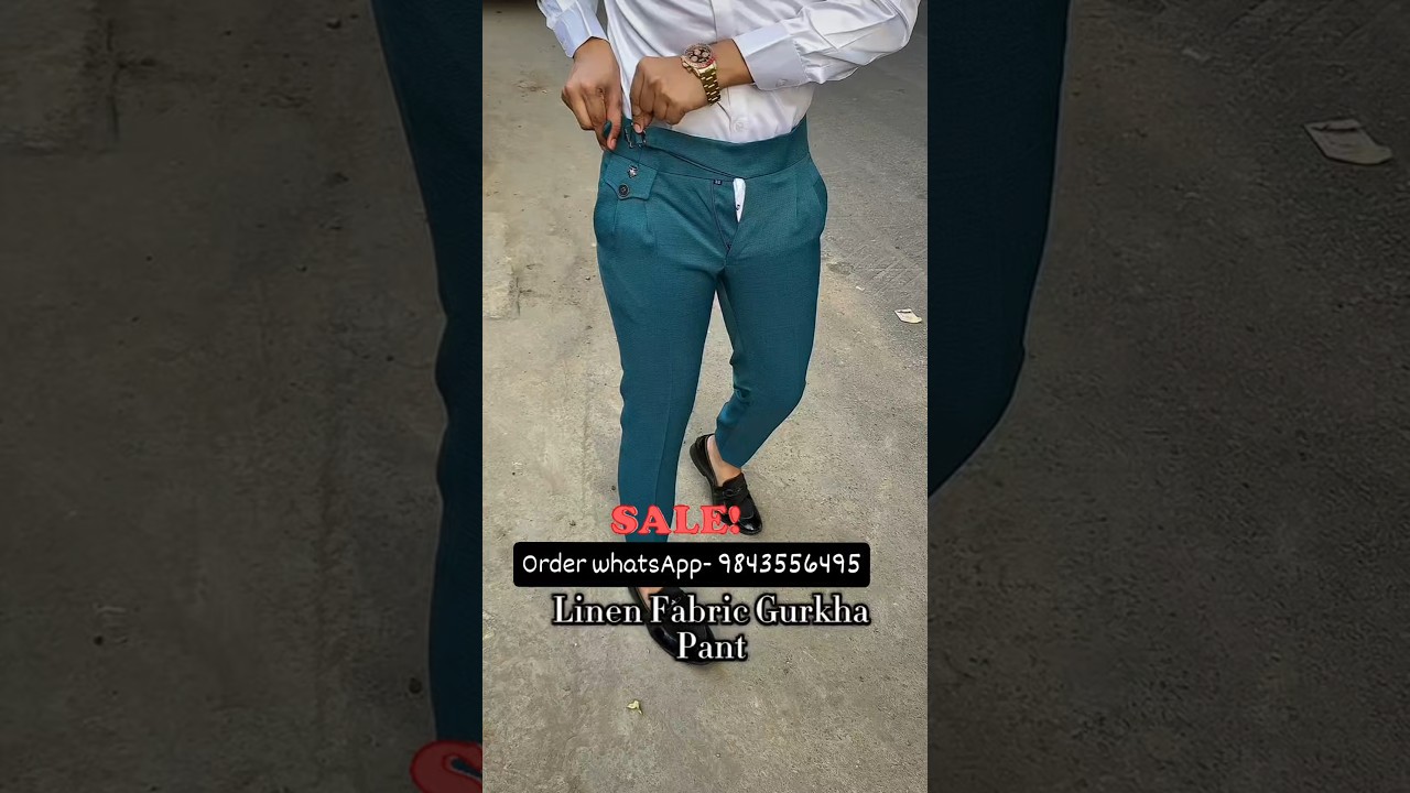 🔥Imported Gurkha pants available.Order on whatsApp (9843556495) /check Insta.Dm for order