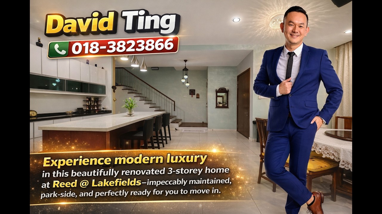 Reed @ Lakefields Renovated  & Well-Maintained, A Cozy Retreat in a Peaceful Setting Unit #DavidTing