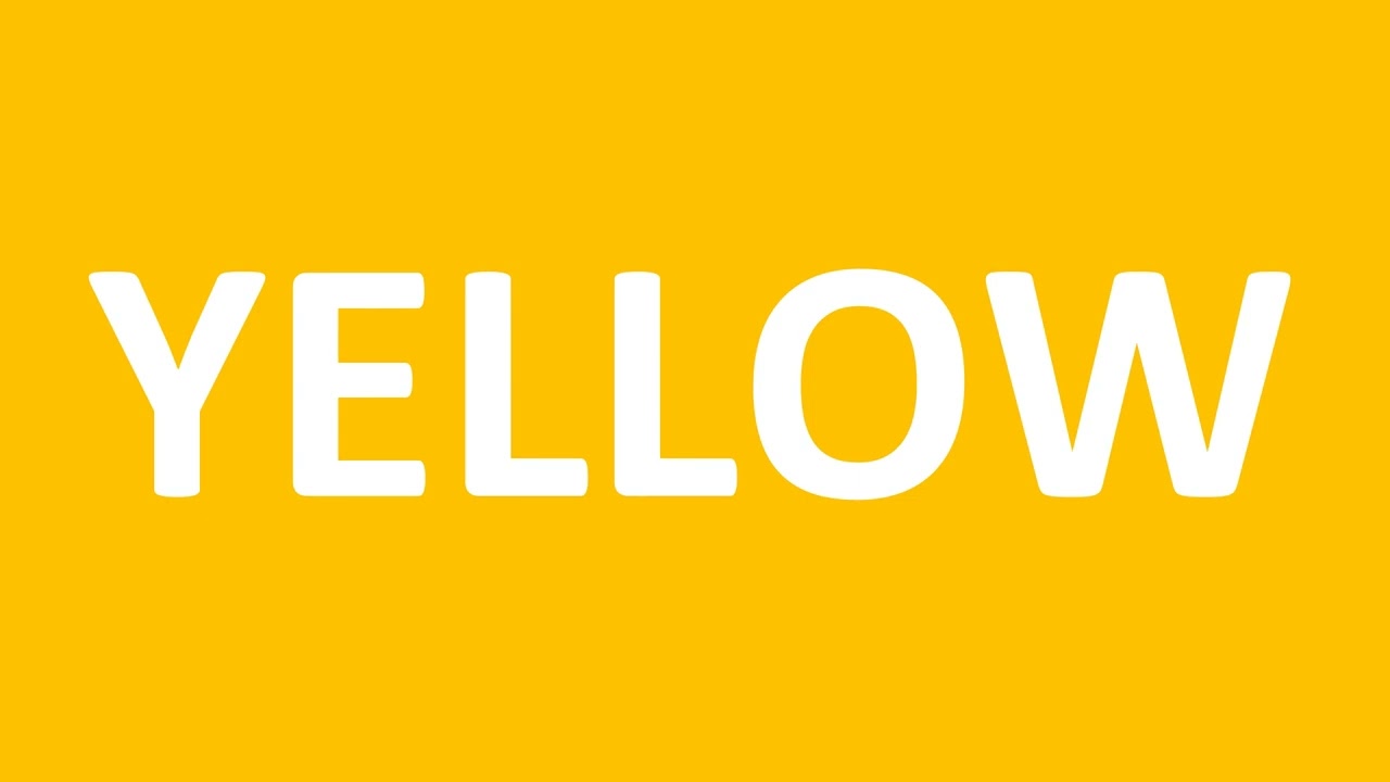 How to Pronounce Yellow