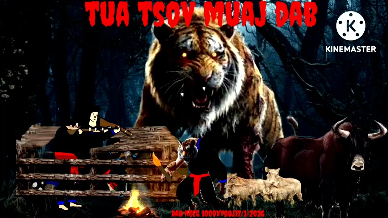 Dab neeg 3 kwv tji mu yos hav zoov poob zoo muaj dab tsov los hu tua  txau ntshai heev li...