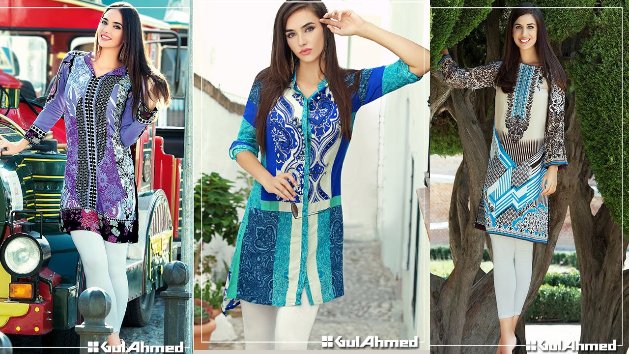 Gul Ahmed Winter Single Kurti Amazing Women Dress