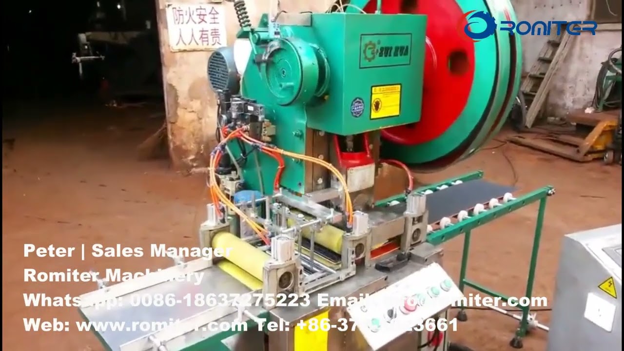 Máquina perforadora automática para fabricar papel de lija para uñas