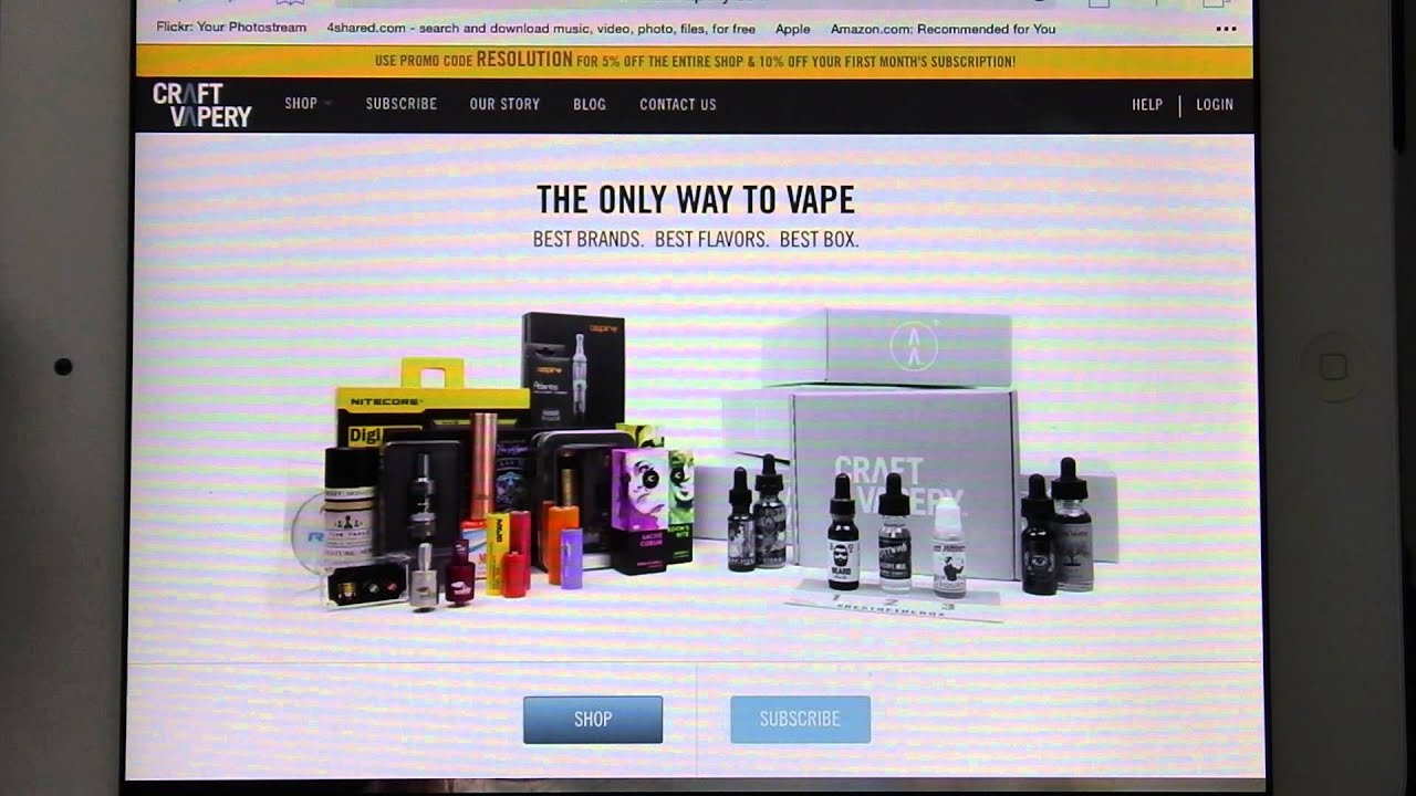 Craft Vapery EJuice Subscription