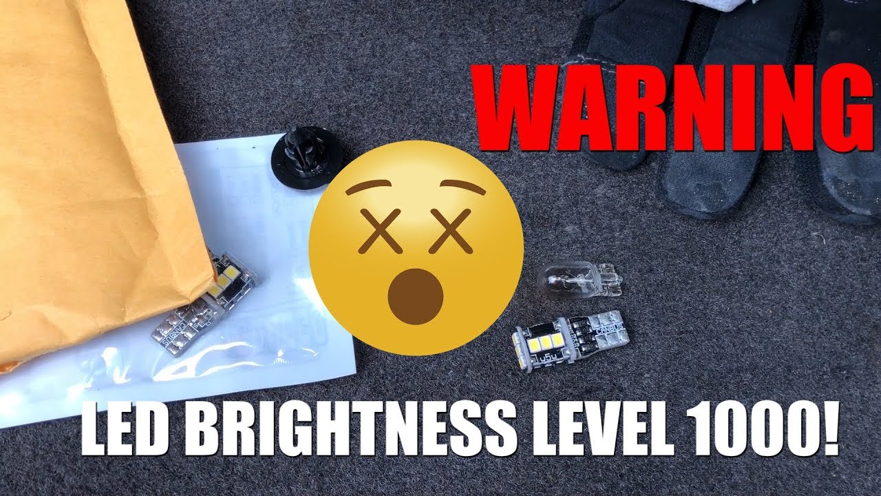 2008 Nissan Maxima License Plate LED INSTALL