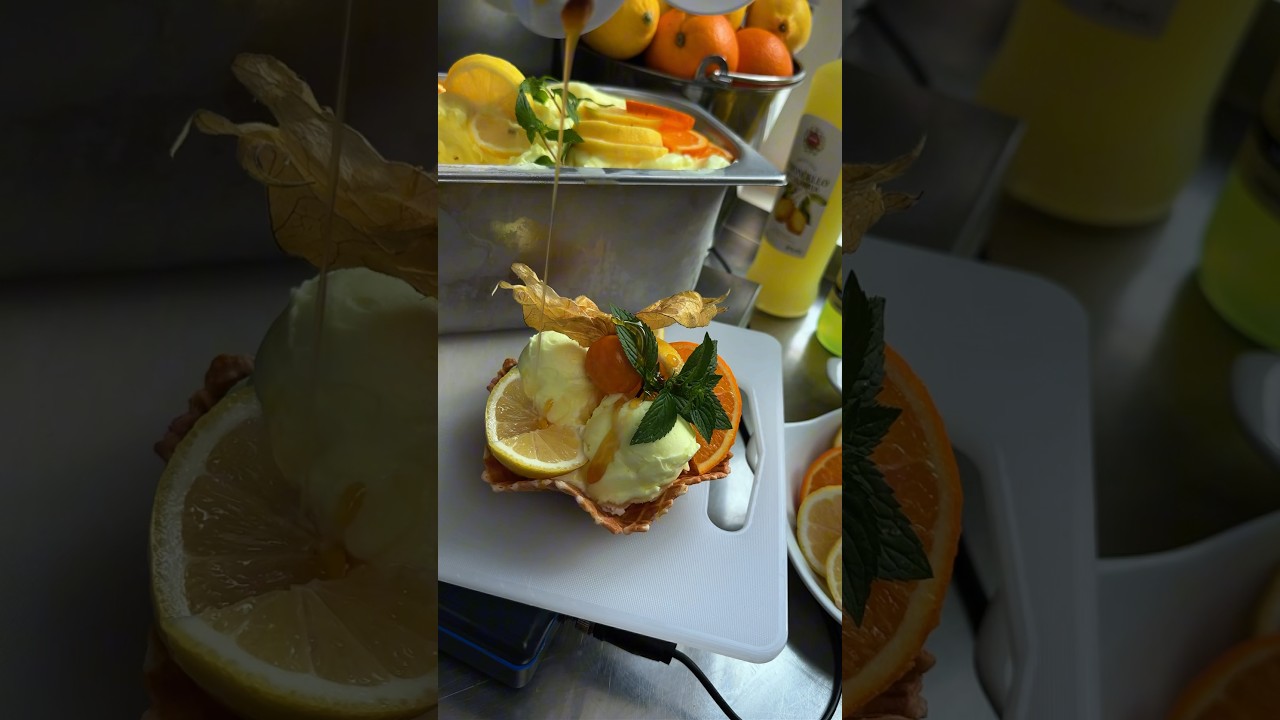 #icecream #limoncello #gelato #dessert #viral