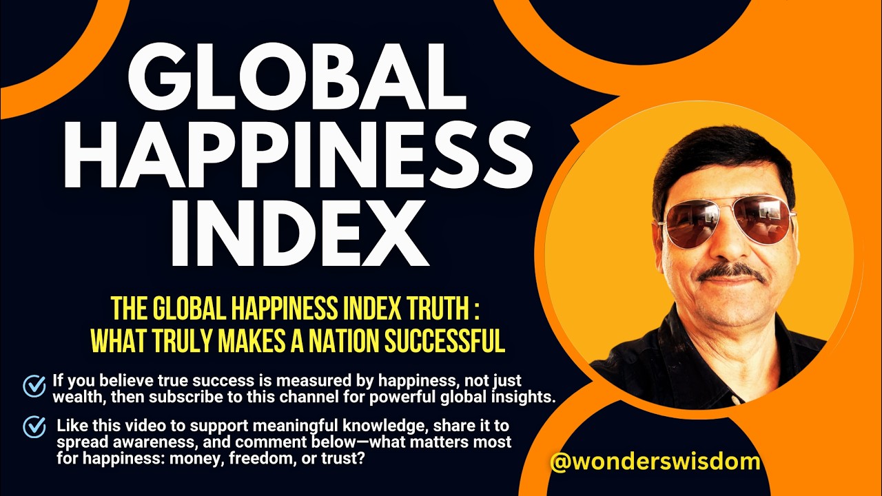 Global Happiness Index: #globalhappinessindex #globalhappiness #wondersofwisdom #happiness