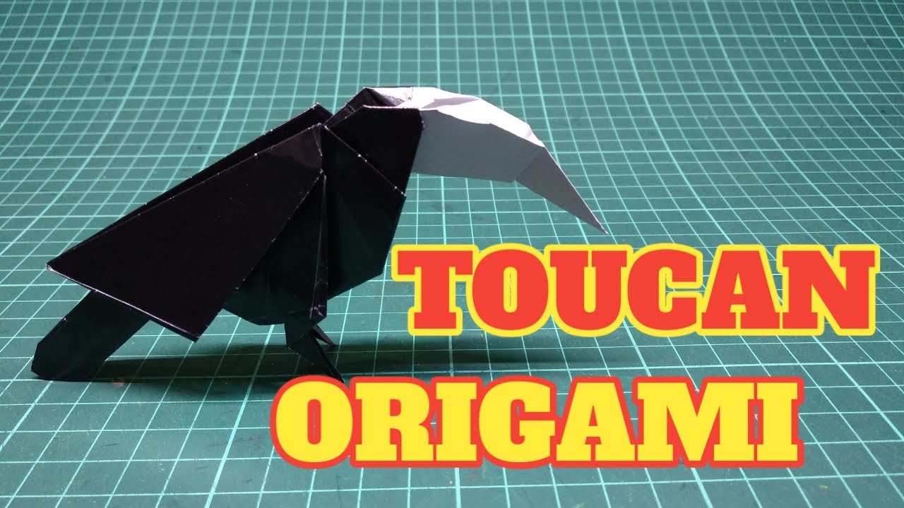 Easy Origami Toucan Bird #diy #papercraft #origami