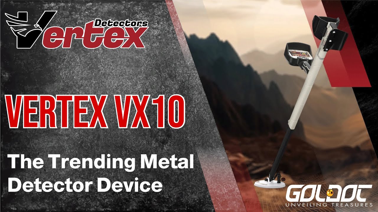 Vertex VX10 Metal Detector | A Perfect Balance of Power and Ease