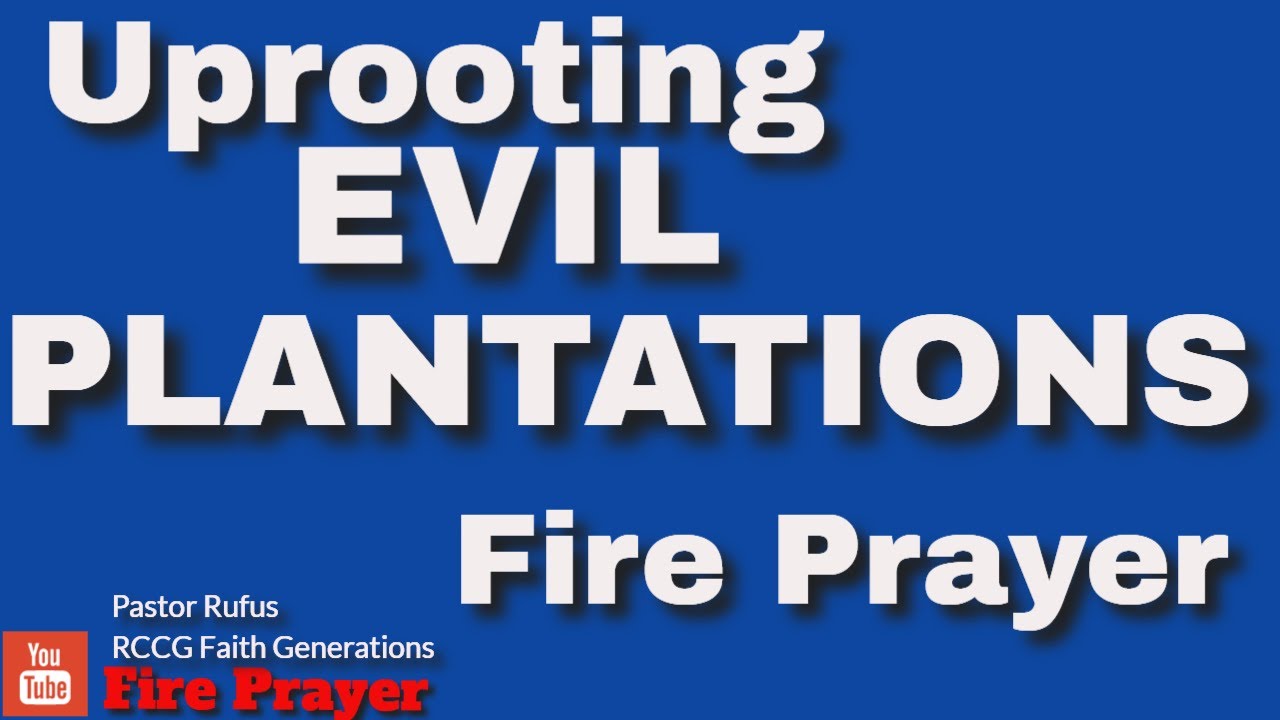 PRAYER TO UPROOT ANY EVIL PLANTATIONS IN YOUR LIFE.-(Pastor Rufus)