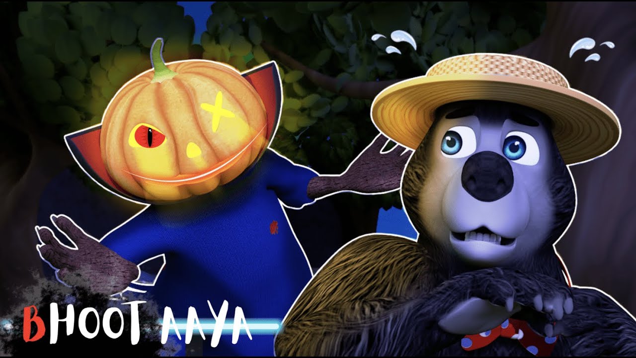 Bhoot Aaya Jungle Mein | भूत आया | Hindi Rhymes For Kids