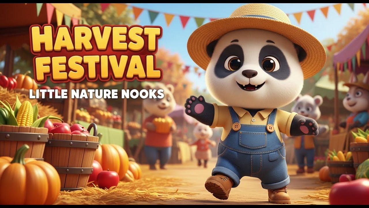 Panpu participated. A lively harvest festival. - Best Moments!#panda #trending