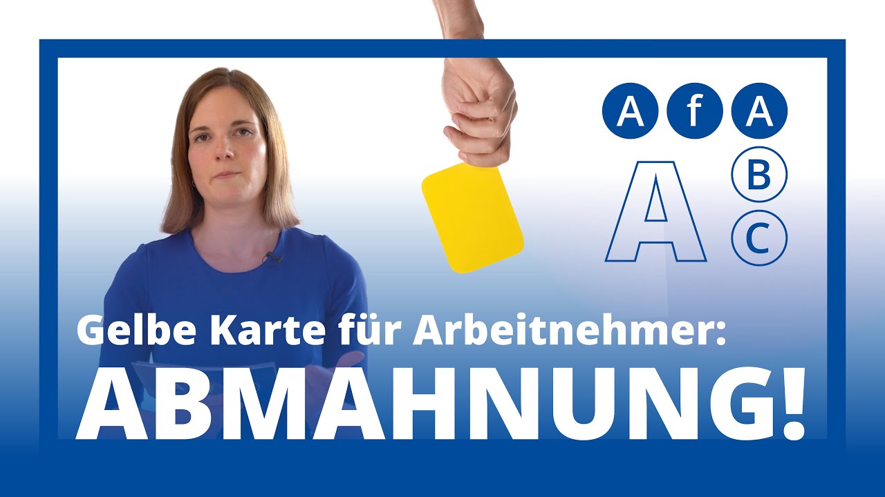 AfA ABC – A wie Abmahnung