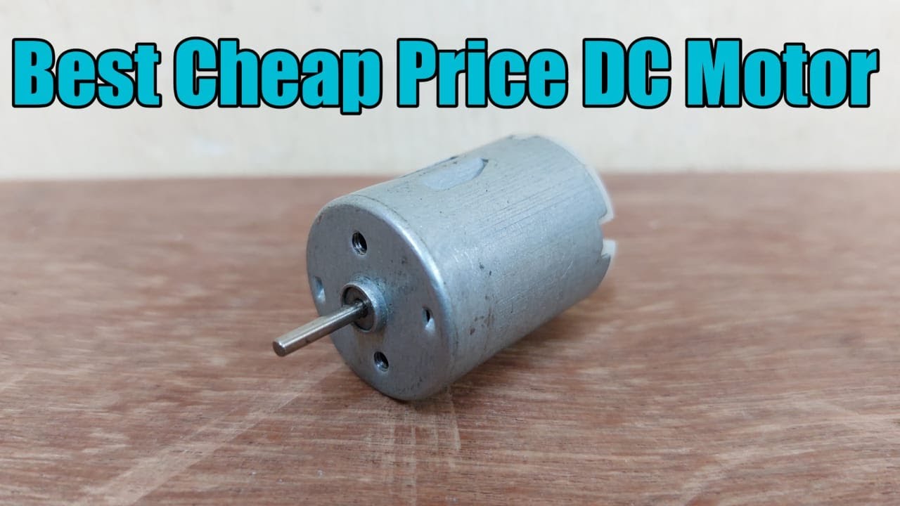 3 to 9volt Best DIY DC Motor, 12000+ RPM Small size powerful DC Cylindrical Motor