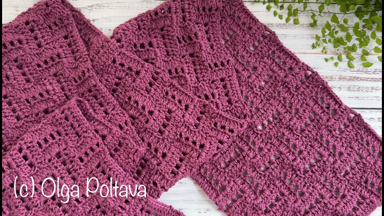 Corner to Corner Patchwork Crochet Pattern, C2C Crochet Tutorial, Part 1