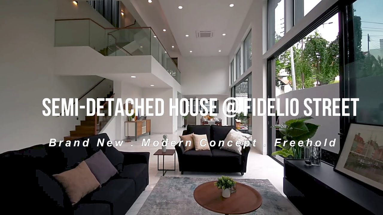 Brand New Modern Semi-Detached House Along Fidelio St. with 6 Huge Ensuites & Double Volume Ceiling.