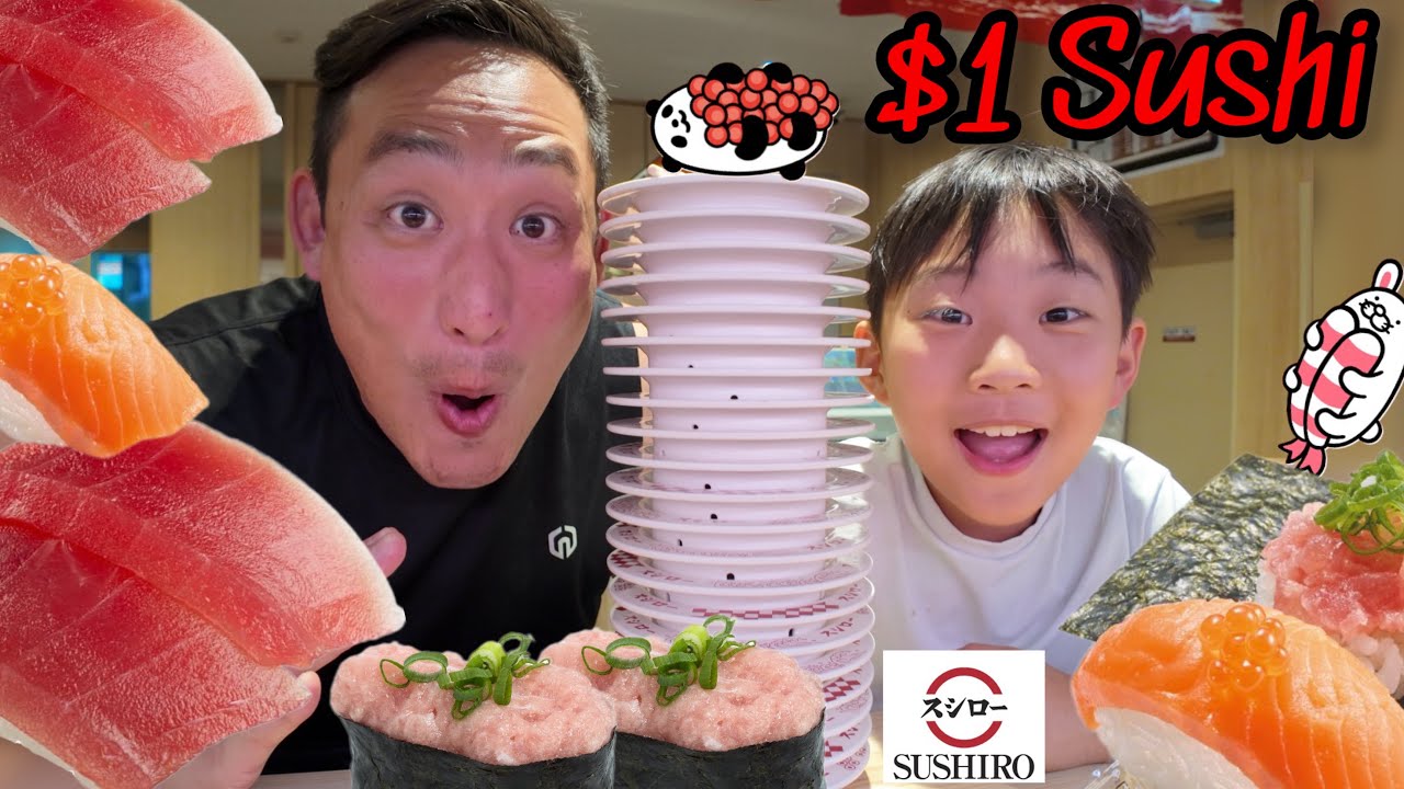 $1 SUSHI- Japan's Cheapest Sushi