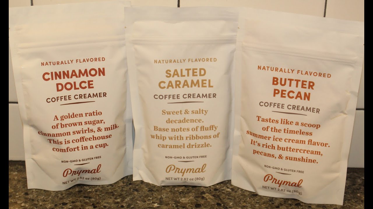 Prymal Coffee Creamer: Cinnamon Dolce, Salted Caramel & Butter Pecan Review