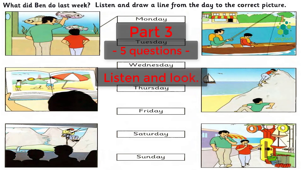 Movers 8 - Test 3 - Listening with Answer Booklet 🎧