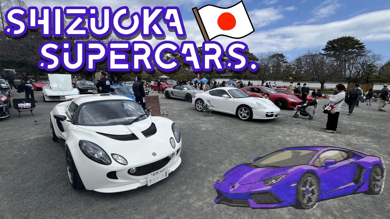 At the Shizuoka Supercar festival to see what local car culture is like