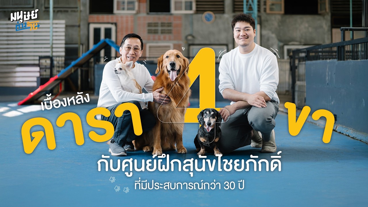 เบื้องหลังดารา 4 ขา กับศูนย์ฝึกสุนัขไชยภักดิ์ ที่ฝึกด้วย “ใจฝึกใจ” | มนุษย์ต่างวัย