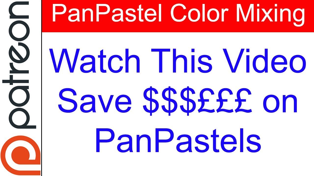 PanPastels save money mix colors