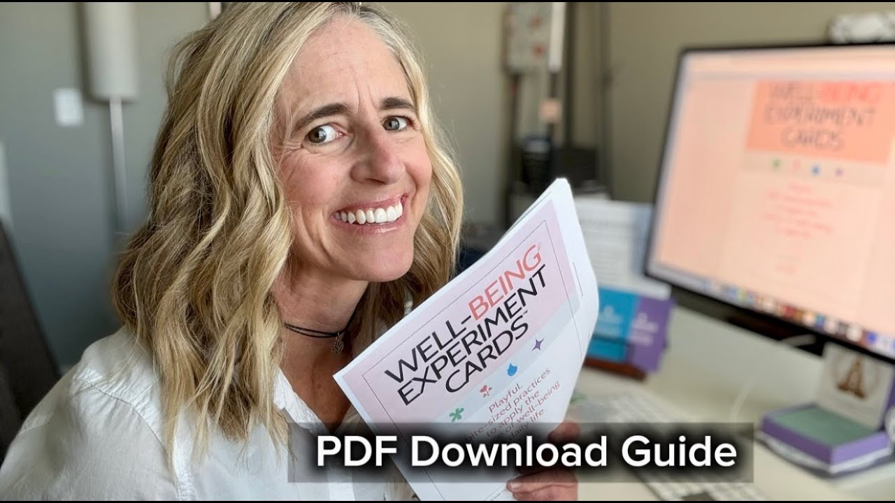 Well-Being Experiment Cards® | Digital PDF Download Guide
