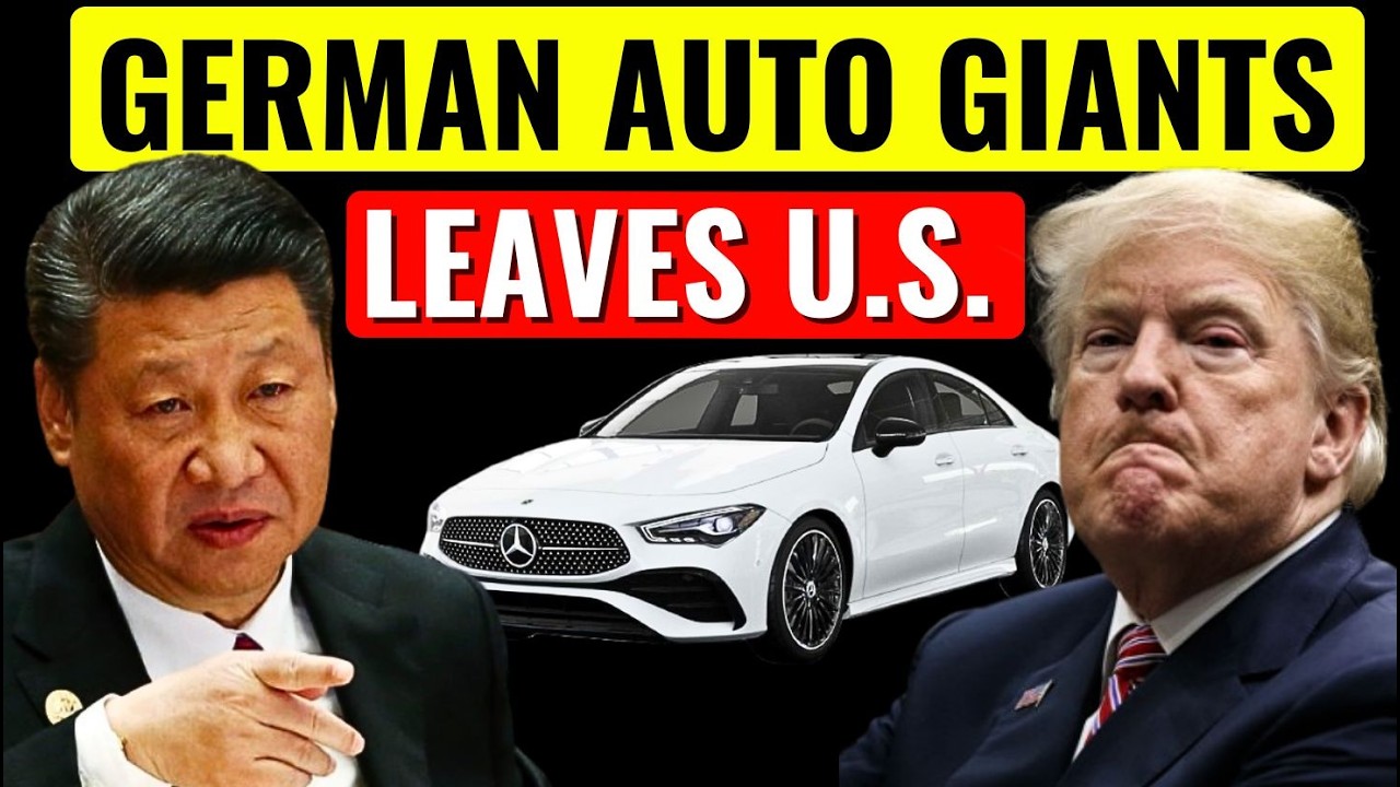 German Auto Giants Just EXIT America? Trump in SHOCK! Tariffs, Trade War