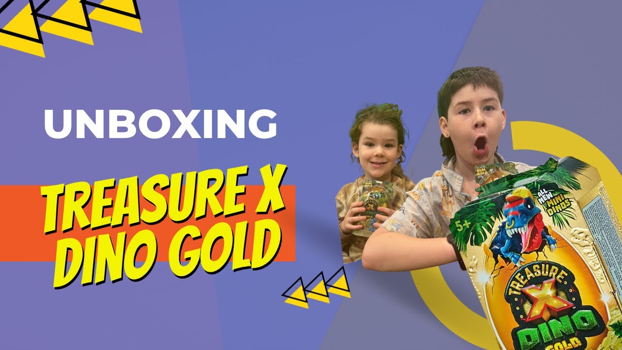 Treasure X DINO GOLD unboxing