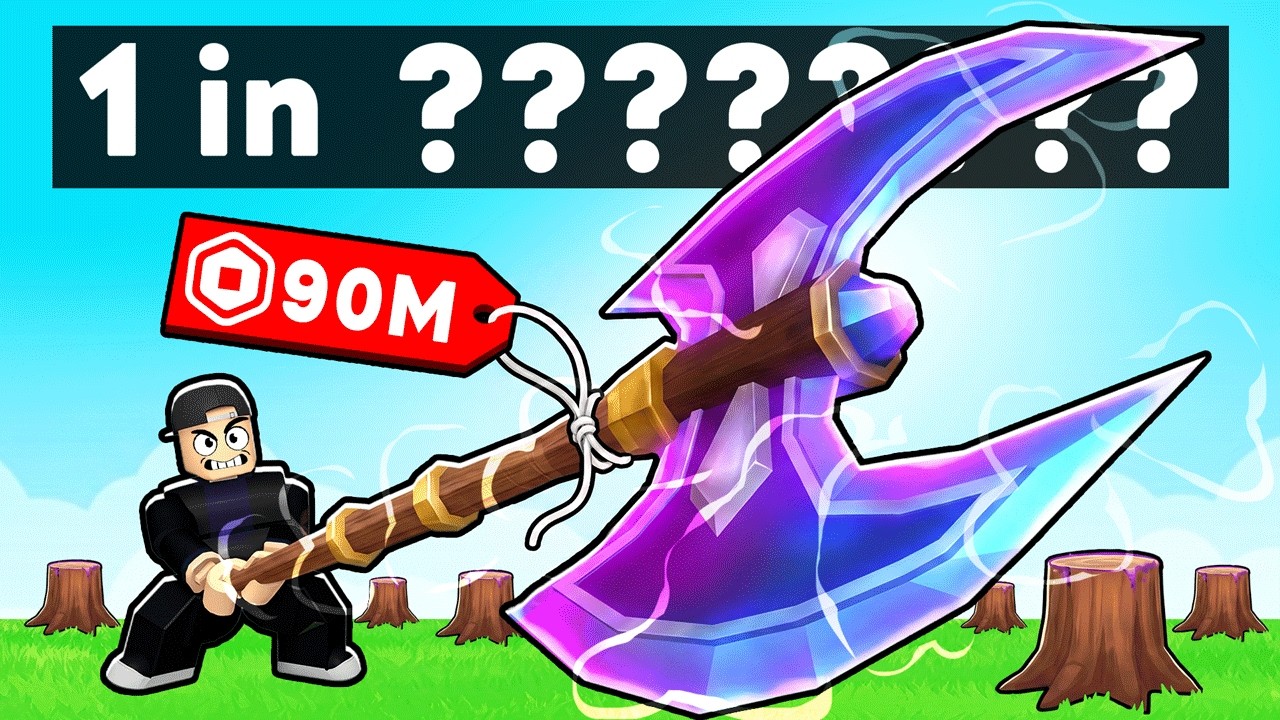 I Got a 0.0001% AXE in Roblox AXE RNG