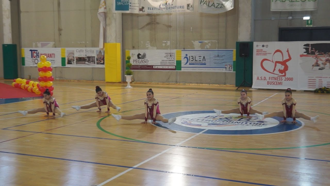 Campionato regionale Sicilia di ginnastica aerobica.Palazzolo Acreide(Sr) 09-03-2025