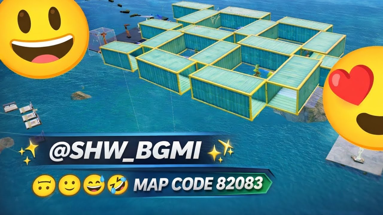 👉 FUNNY PARKOUR 🔥 MAP CODE : 82083 💯 #bgmi  #gaming #video #shortsvideo 🔔💬👍