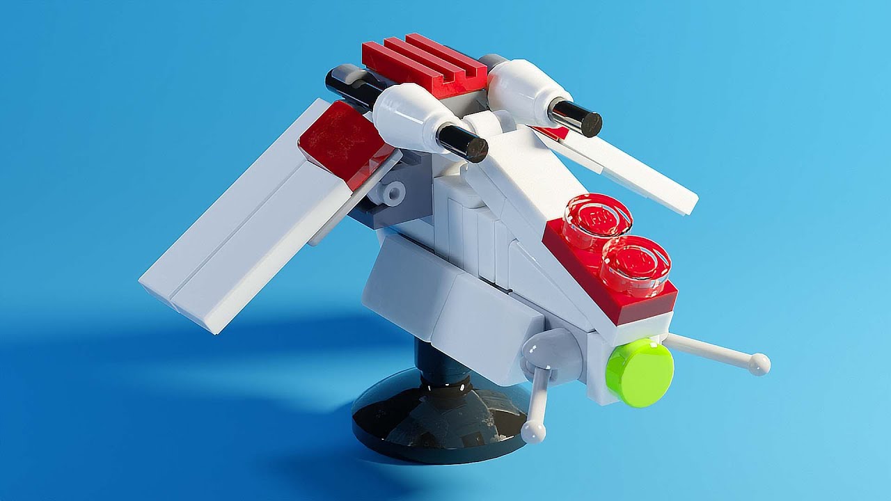 Mini LEGO Starwars Republic Gunship Tutorial