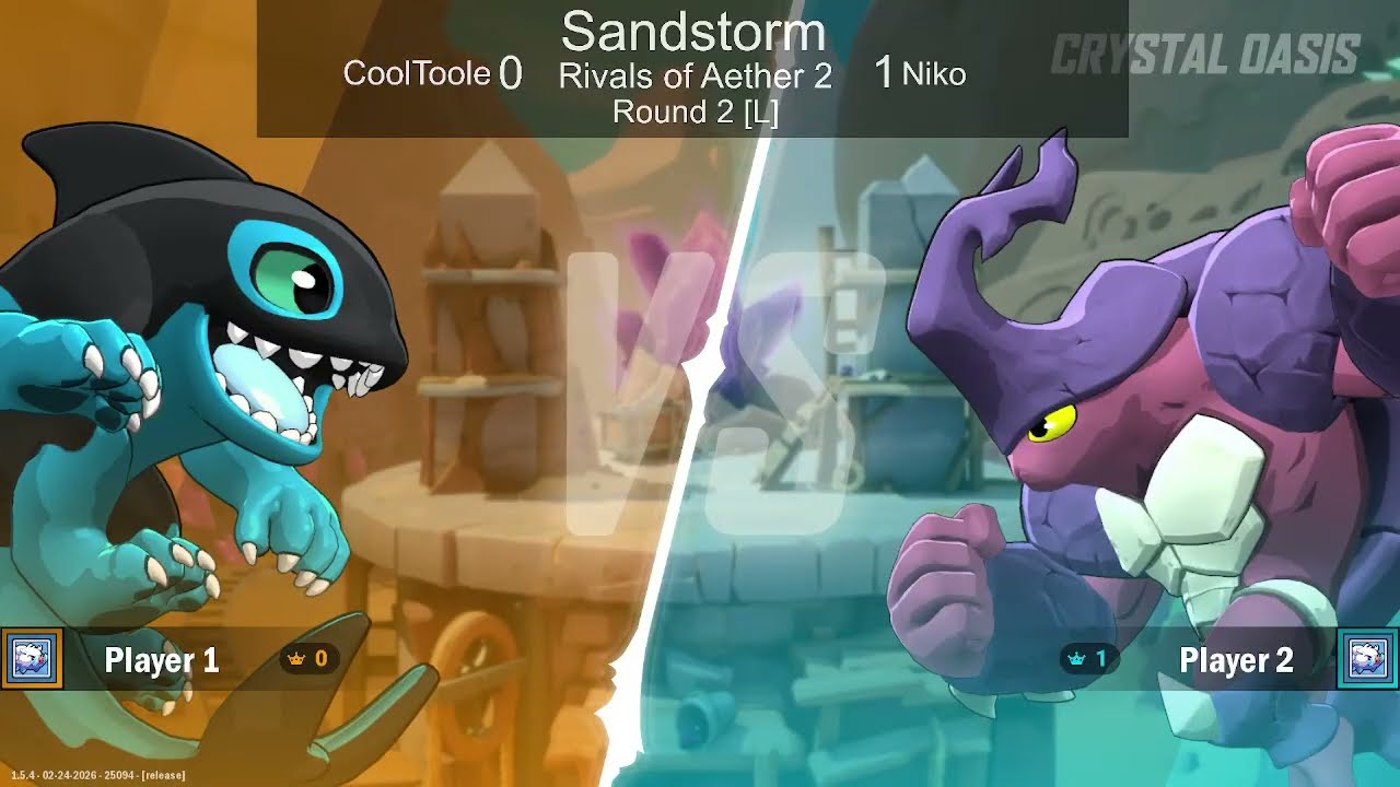 Sandstorm #1 - Pools - CoolToole (Orcane) VS Niko (Kragg) Rivals 2