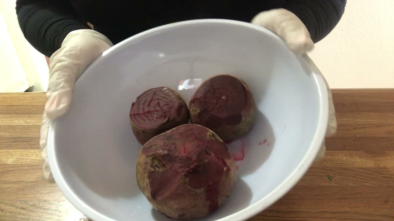 Salade de betteraves  Rouge