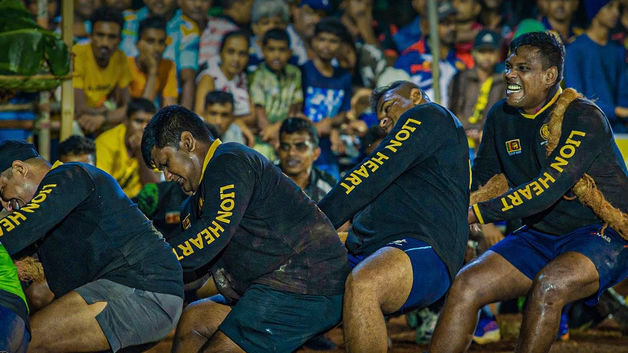 Ganemulla vs Lion heart  💪 640KG Tug-of-War Battle! 🏋️&zwj;♂️🔥