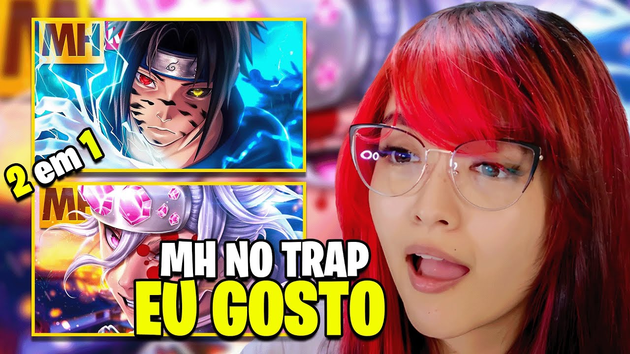 O TIPO DE TRAP QUE EU MAIS GOSTO!! (Tipo Uzui e Sasukezin do MH RAP)