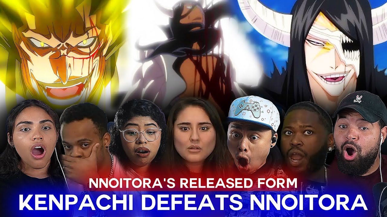 Kenpachi No Eyepatch vs Nnoitora Resurrecion | Bleach Ep 201, 202 Reaction Highlights